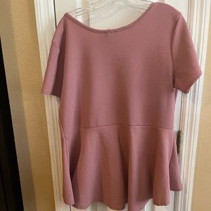 Lovely pink peplum top